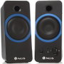 NGS GSX-200 Altavoces Gaming 2.0 Negro/Azul 20W